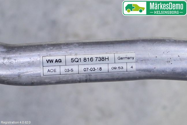 Volkswagen VW GOLF / E-GOLF VII 13-20 Varme Ac Slange - Rør