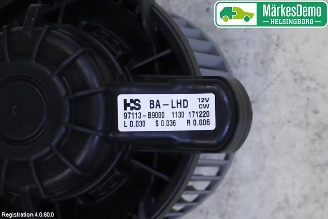 Hyundai i10 BA 17-20 Varmeapparat Viftemotor