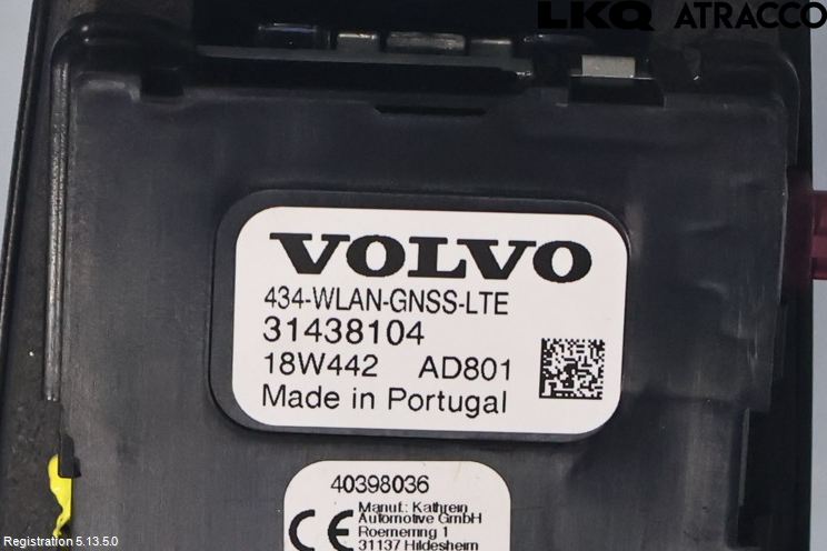 Volvo XC40/RECHARGE 18- Stereo Antenne Radio-Tv