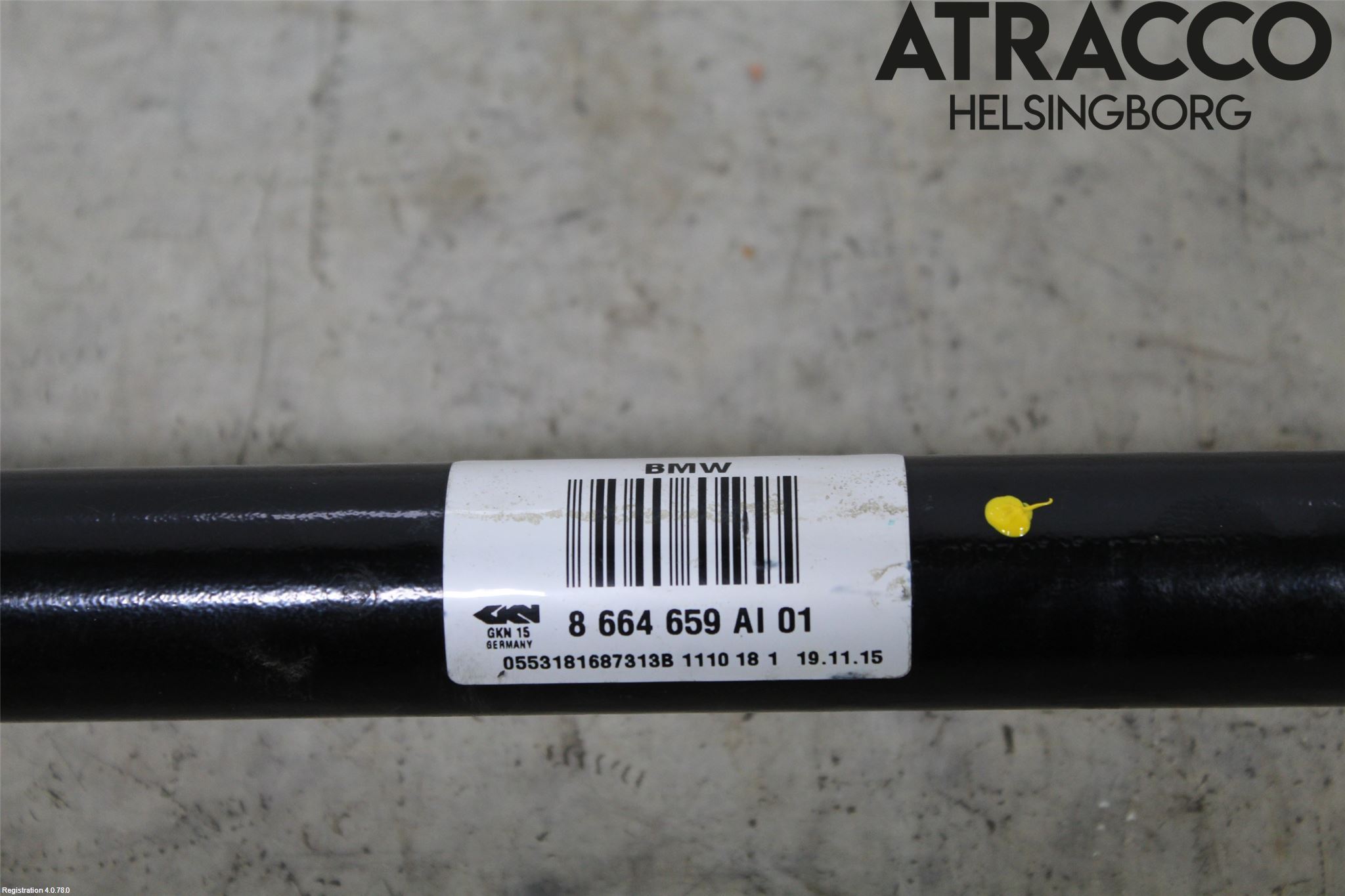 BMW 5 G30/G31/F90 17-23 Drivaksel Bak Kompl Venstre