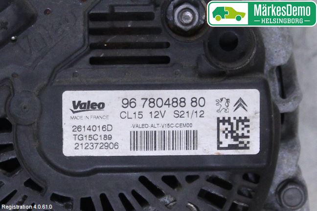 Peugeot 208 12-15 Dynamo