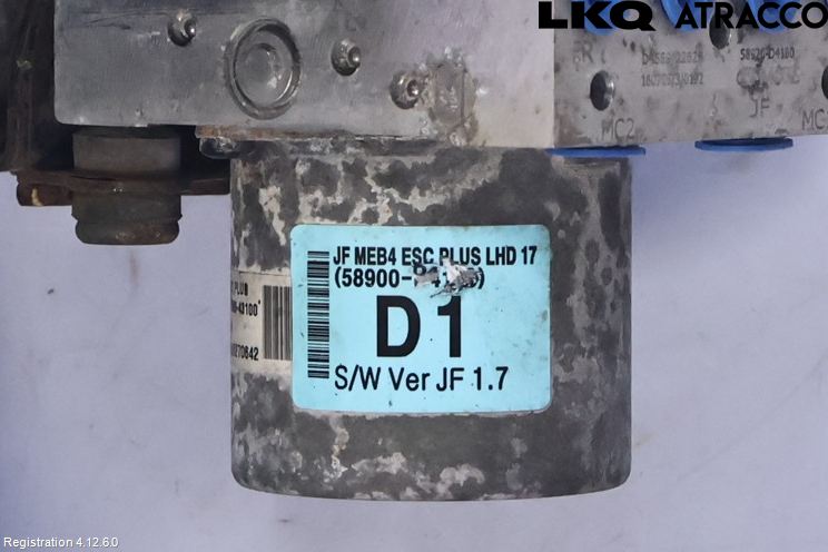 Kia OPTIMA 16-20 Abs Hydraulikkaggregat