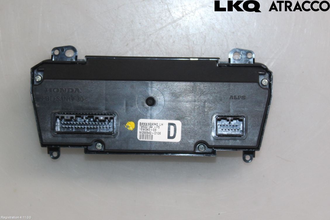 Honda CIVIC 12-16 Varme Ac Betjening-Display