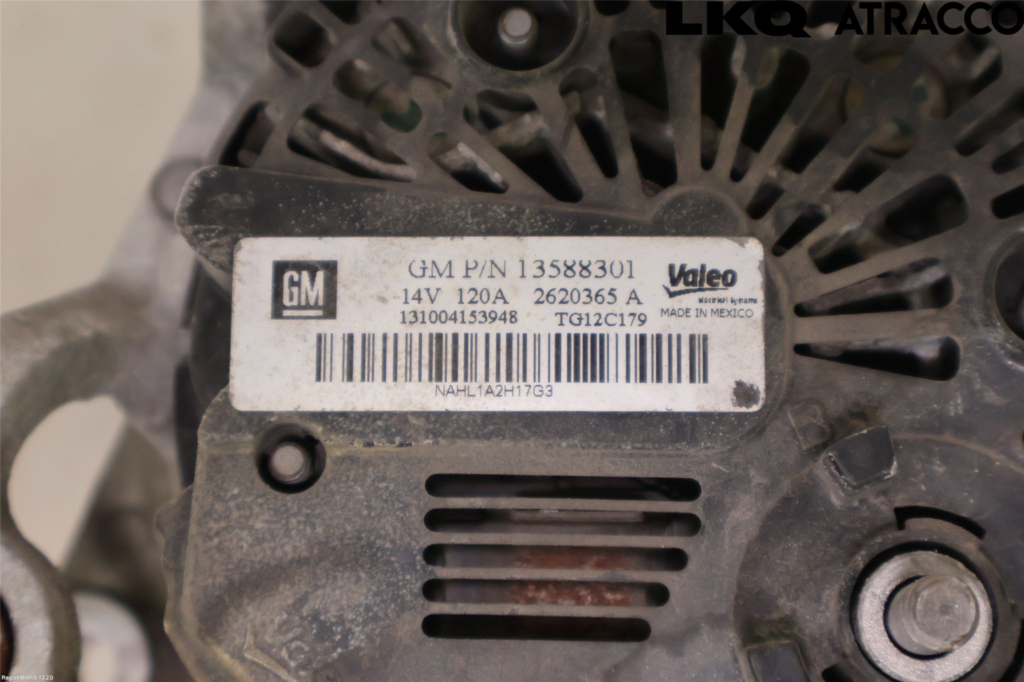 Opel ZAFIRA C 12-19 Dynamo