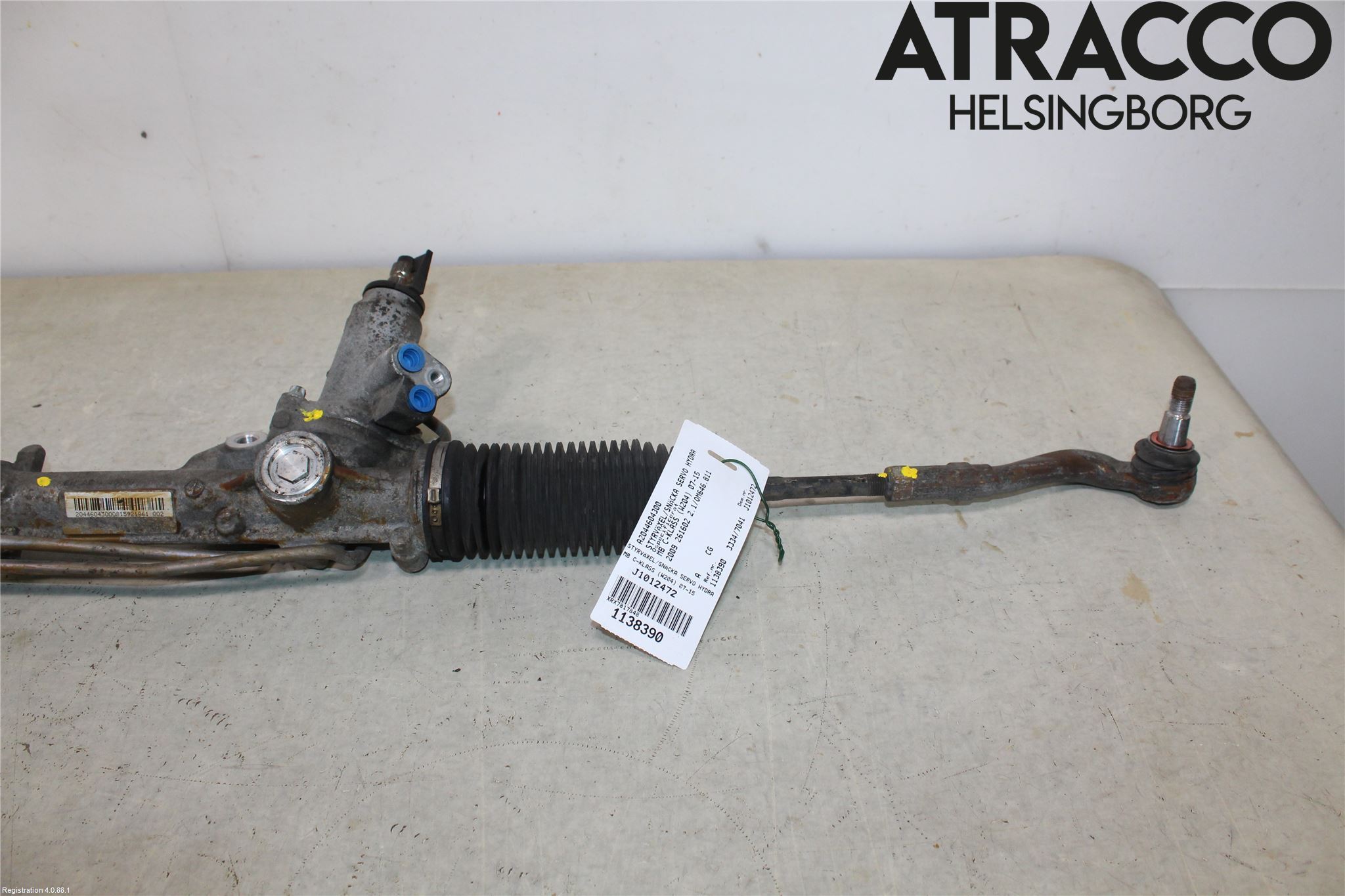 Mercedes-Benz MB C-KLASS (W204) 07-15 Servo Snekke - Tannstang