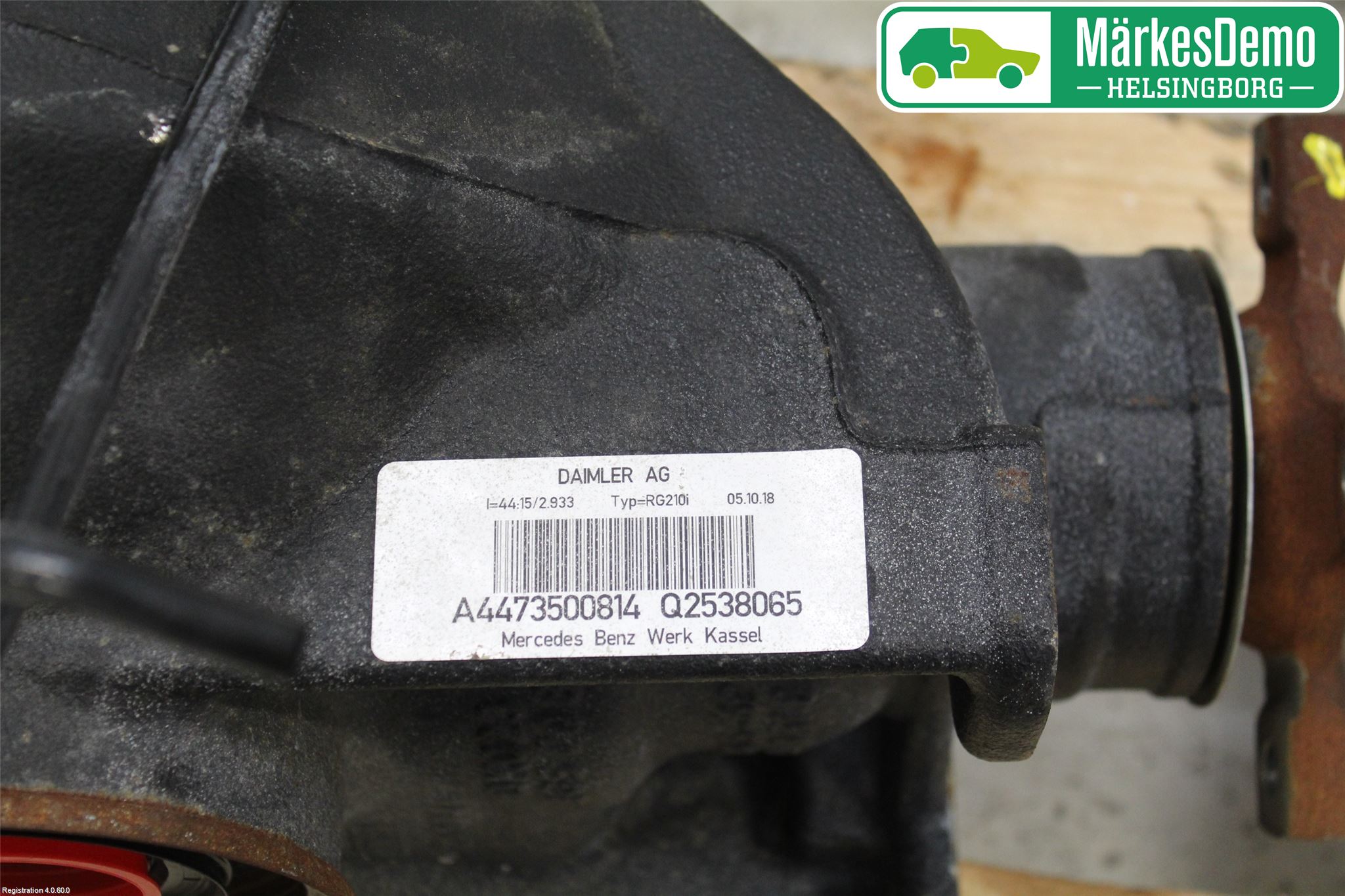 Mercedes-Benz MB VITO/V-KLASS (W640,W447,W448) 14- Bakaksel Kardang Bak -Diff