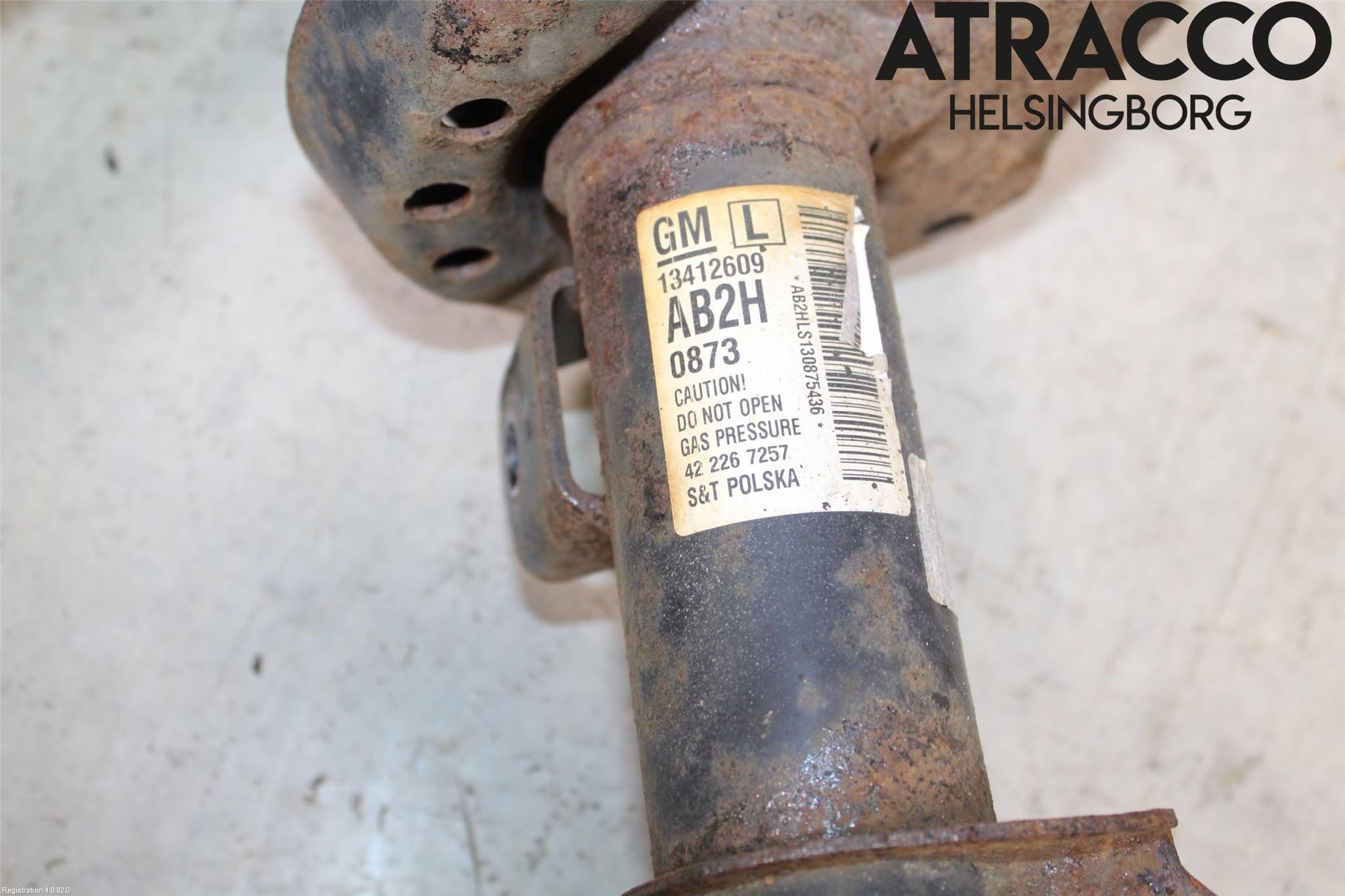 Opel ASTRA J 10-15 Fjærbein Foran Venstre