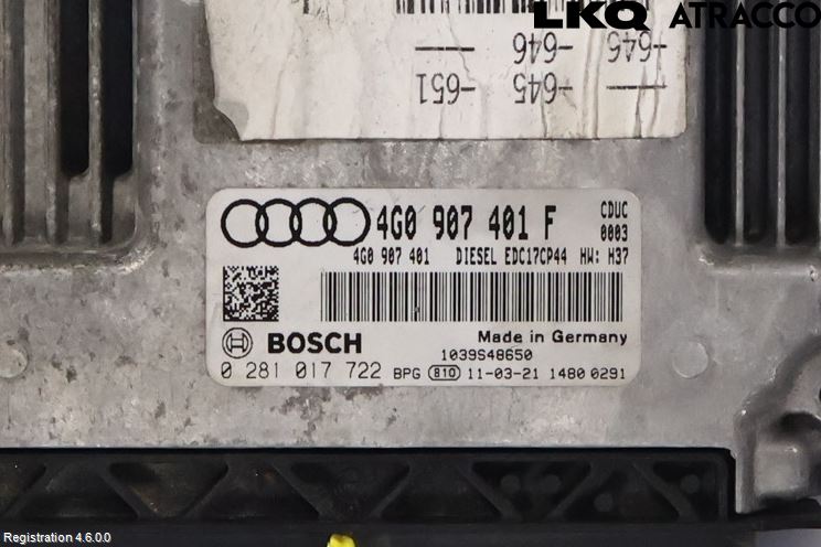 Audi A6/S6 4G 11-18 Styreenhet Dieselpumpe