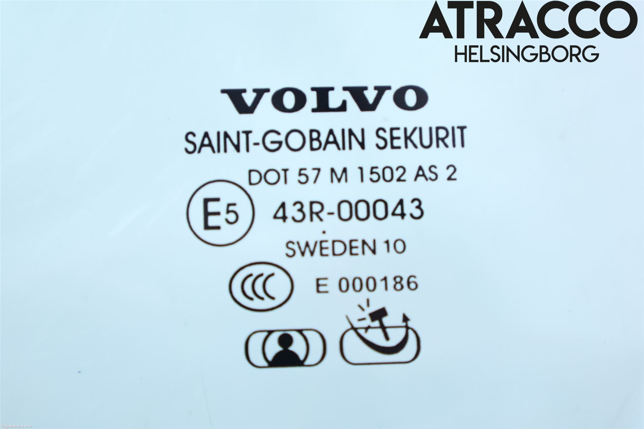 Volvo V70 08-13 Dørrute Bak Høyre 4Dørs