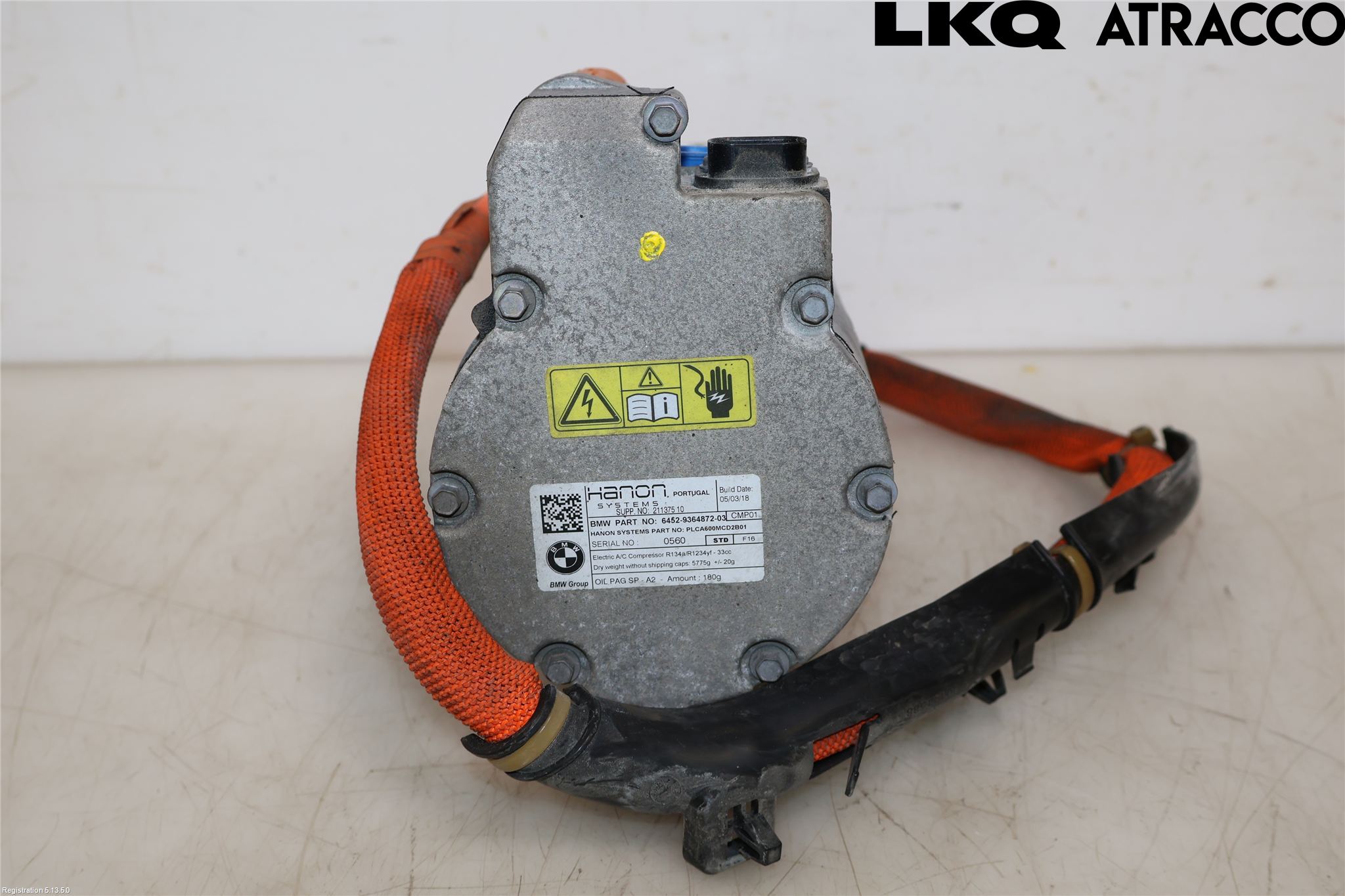 BMW 3 F30/F31/F80 12-19 Varme Ac Kompressor
