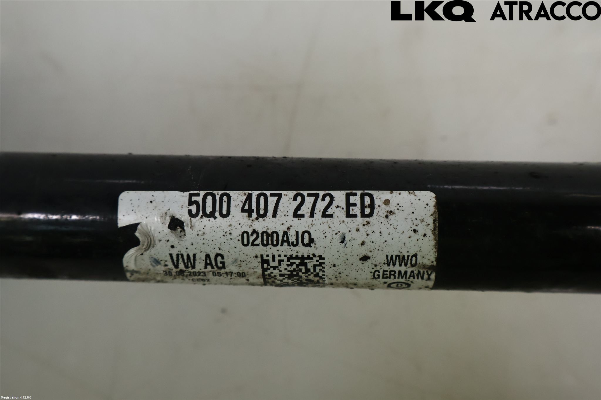 Volkswagen VW GOLF / E-GOLF VIII 20- Drivaksel Foran Kompl Høyre