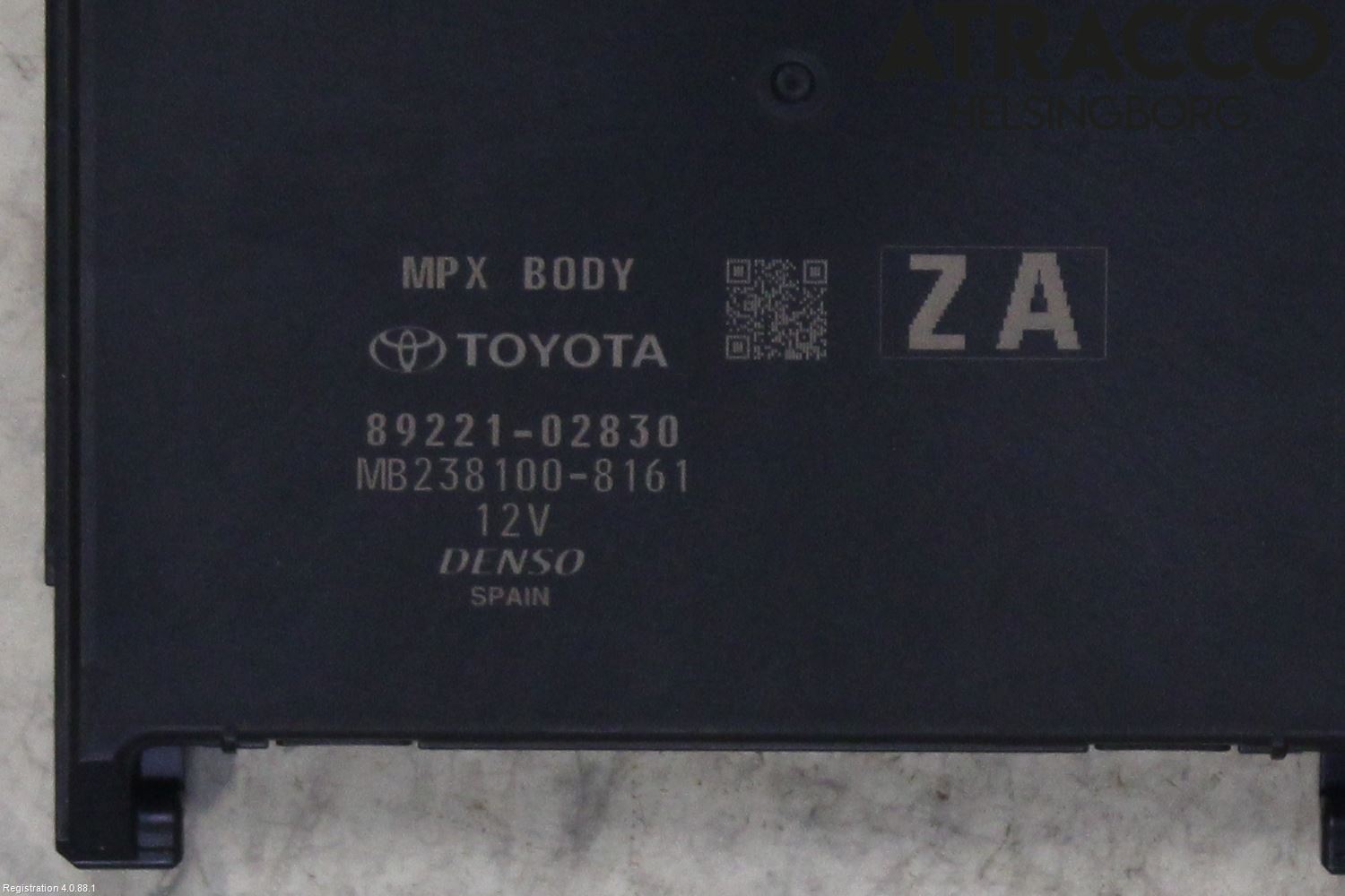 Toyota COROLLA 19- Styreenhet Øvrig