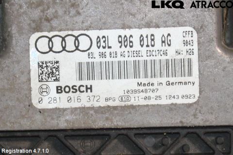 Audi A3/S3 05-13 Styreenhet Dieselpumpe