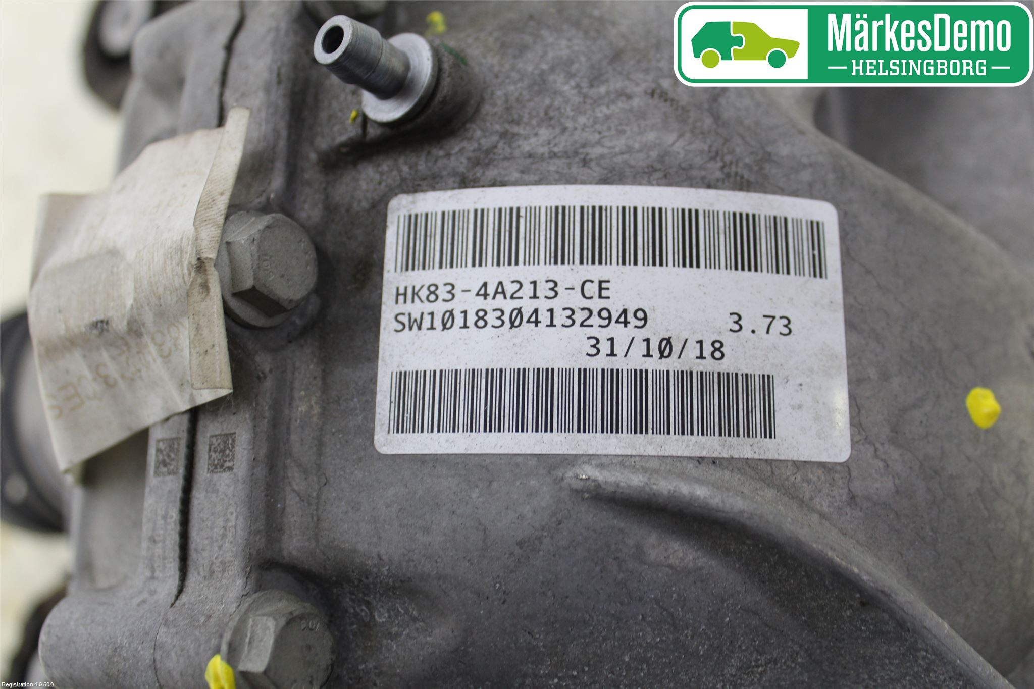 Landrover RANGE ROVER VELAR (L560) 17- Bakaksel Kardang Bak -Diff