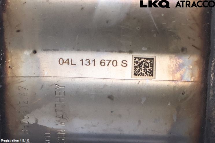 Audi A4/S4 B9 16-19 Eksos Partikketfilter