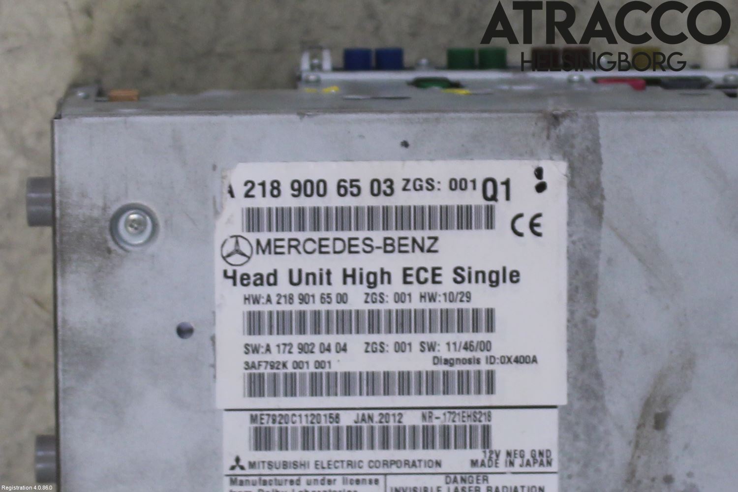 Mercedes-Benz MB CLS (C218/X218) 11-17 Stereo Radio Med Cd
