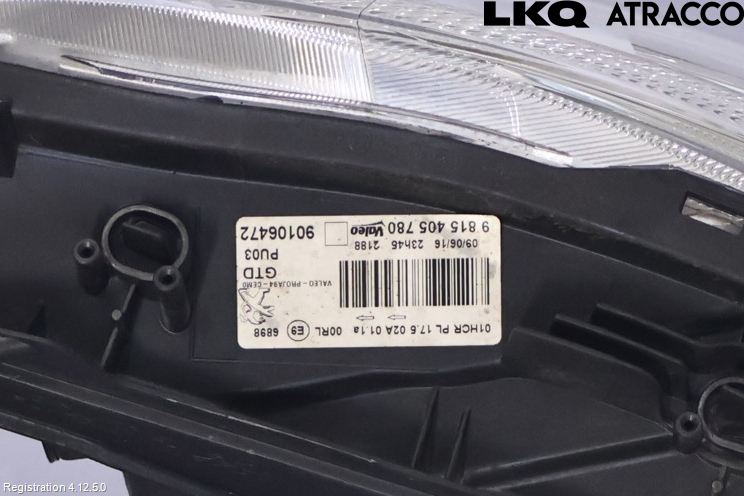 Peugeot 2008 13-20 Frontlykt Venstre