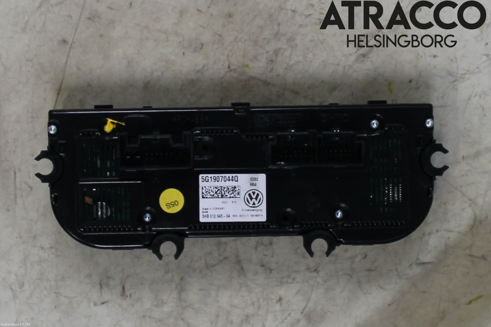 Volkswagen VW TOURAN 16- Varme Ac Betjening-Display