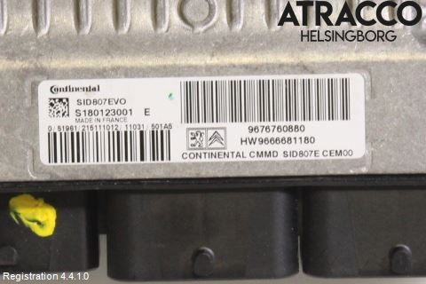 Peugeot 508 11-18 Styreenhet Dieselpumpe