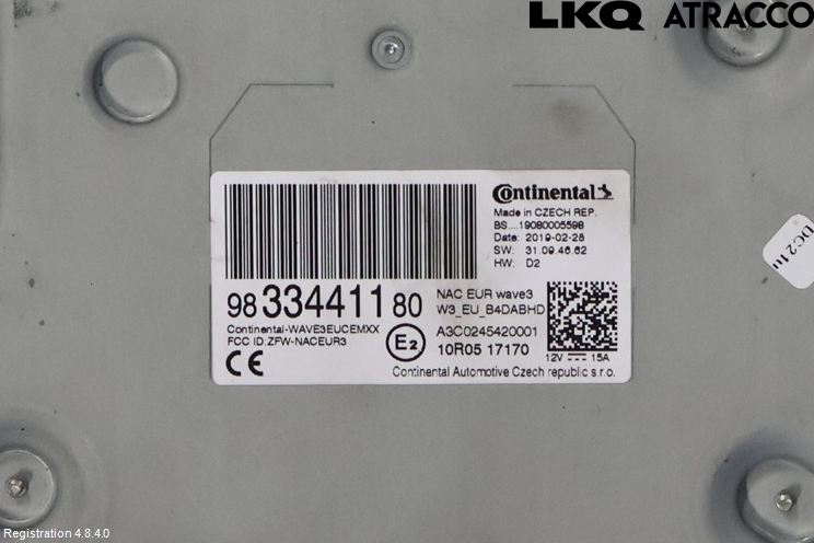 Peugeot 508 19- Stereo Radio