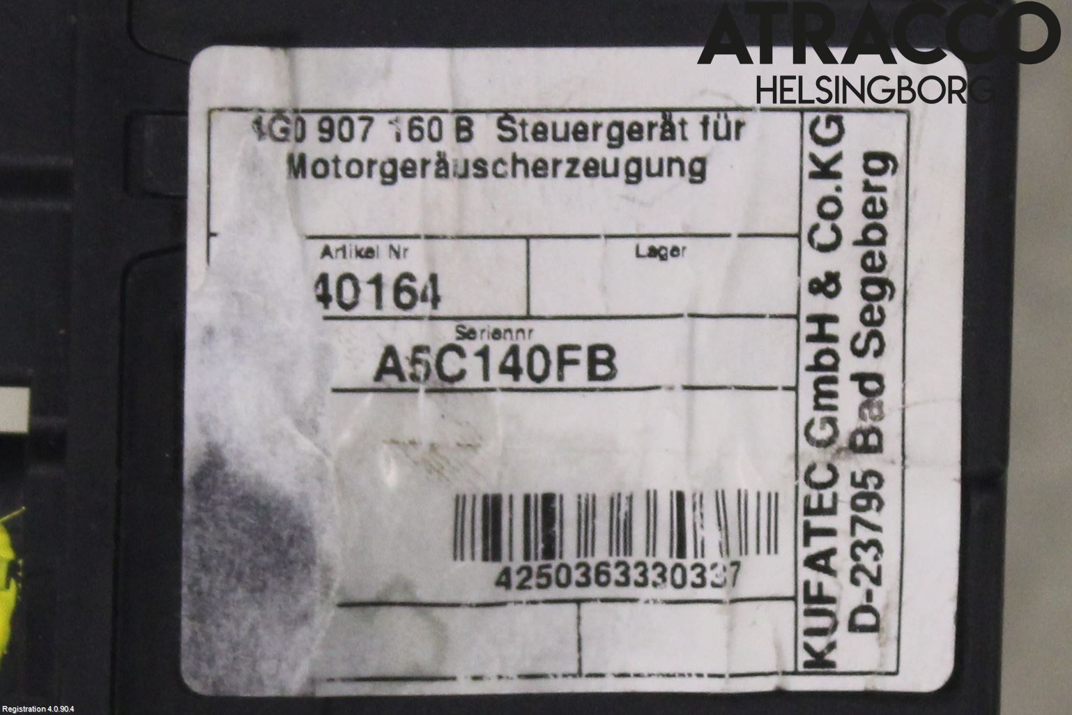 Audi A8/S8 4H 10-17 Styreenhet Øvrig
