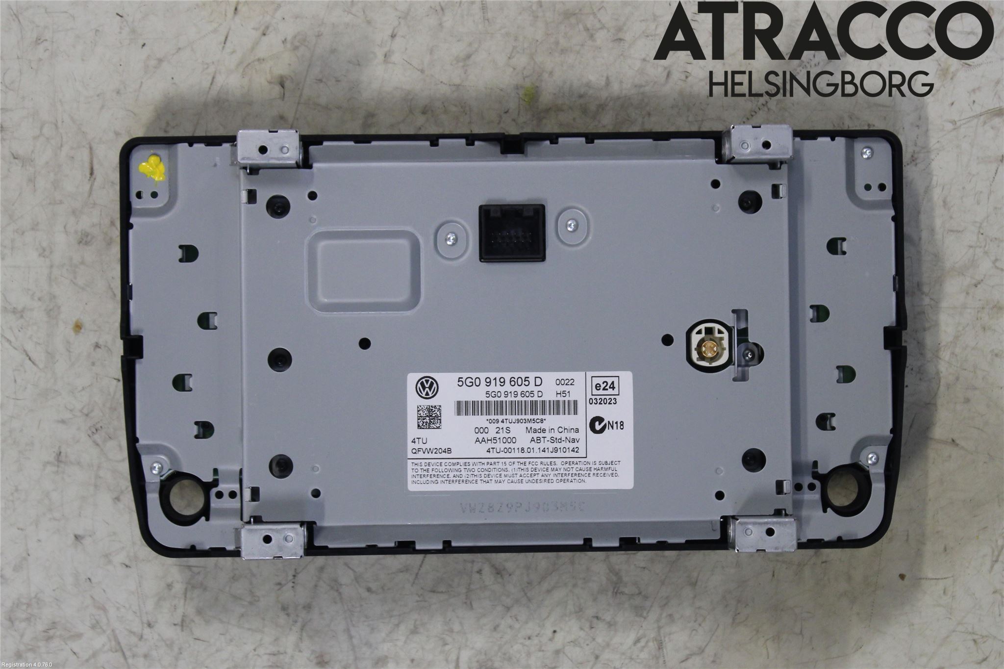 Volkswagen VW GOLF / E-GOLF VII 13-20 Multifunktionsdisplay
