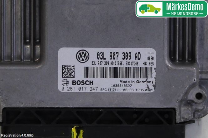 Volkswagen VW TIGUAN 07-16 Styreenhet Dieselpumpe