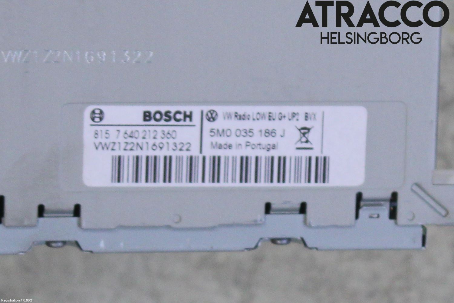 Volkswagen VW POLO 10-17 Stereo Radio Med Cd