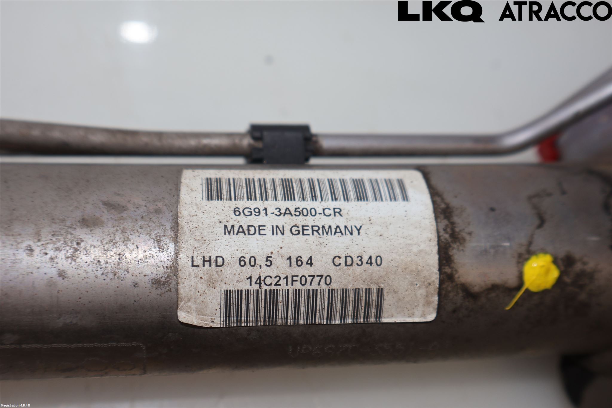 Ford S-MAX 06-15 Servo Snekke - Tannstang