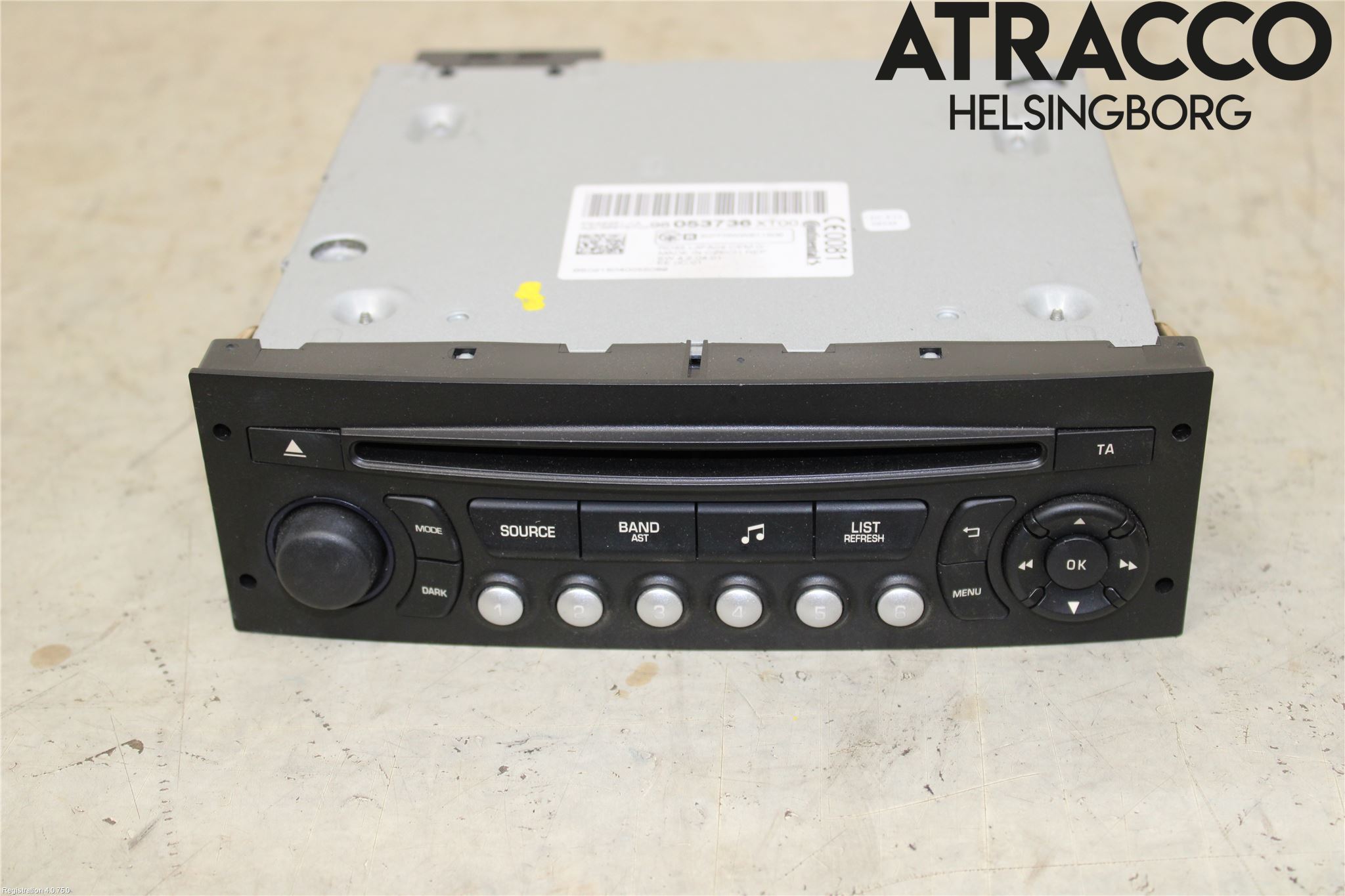 Citroen C3 10-17 Stereo Radio