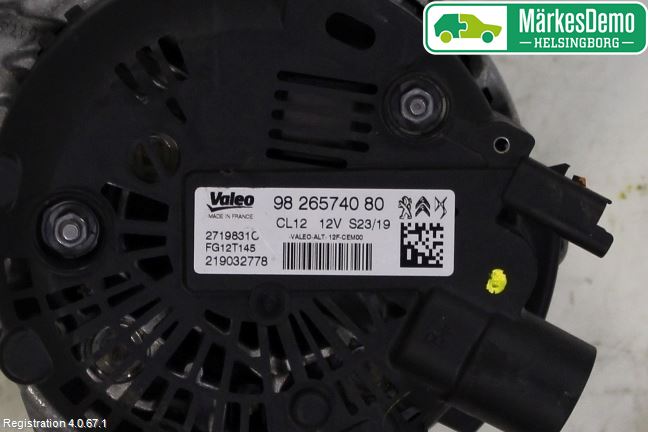 Peugeot 308 14-21 Dynamo