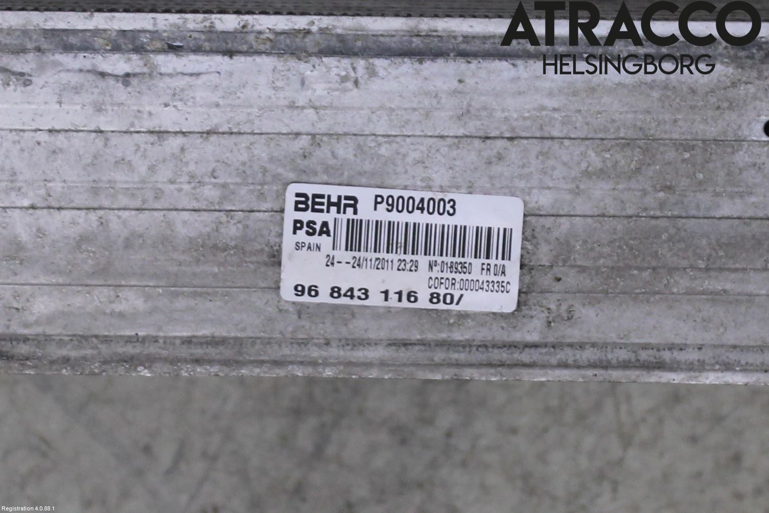 Citroen C3 PICASSO Intercooler Radiator