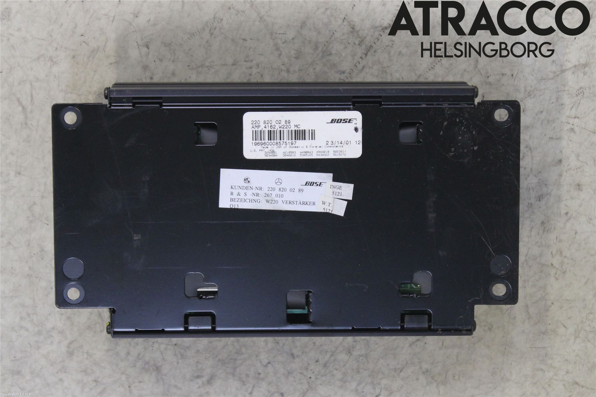 Mercedes-Benz MB S-KLASS (W220)  99-05 Stereo Forsterker