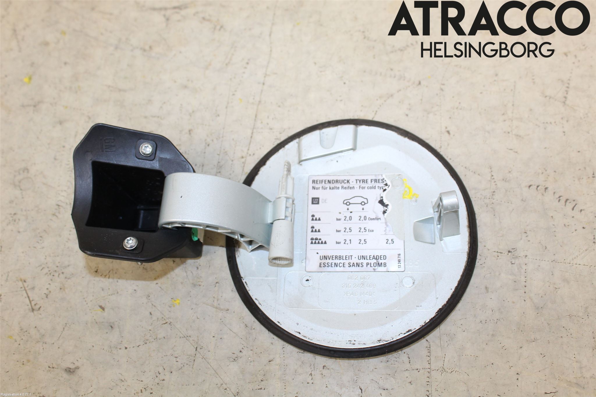 Opel ASTRA H 04-12 Drivstoff Tankluke