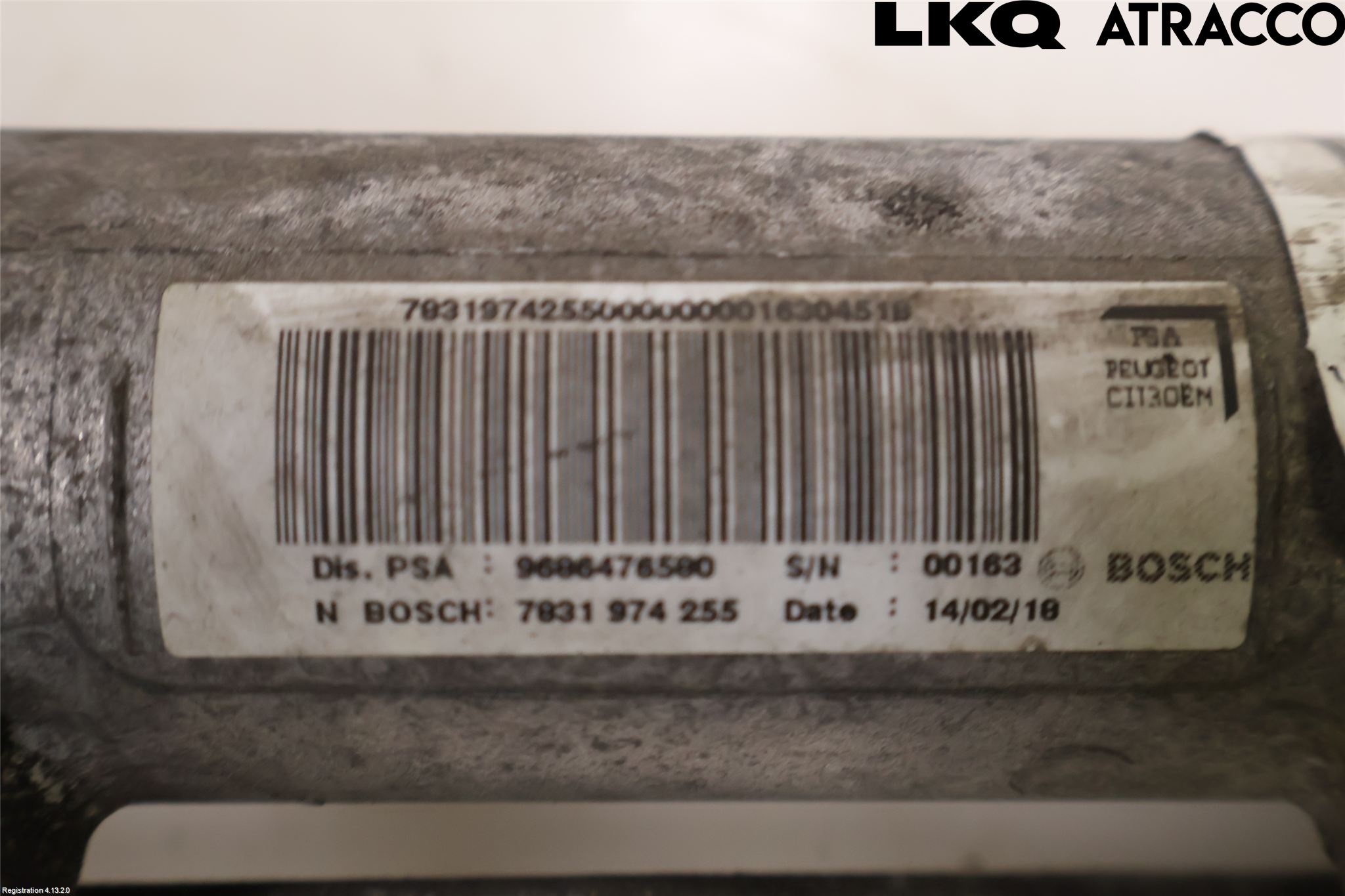 Peugeot 508 11-18 Servo Snekke - Tannstang