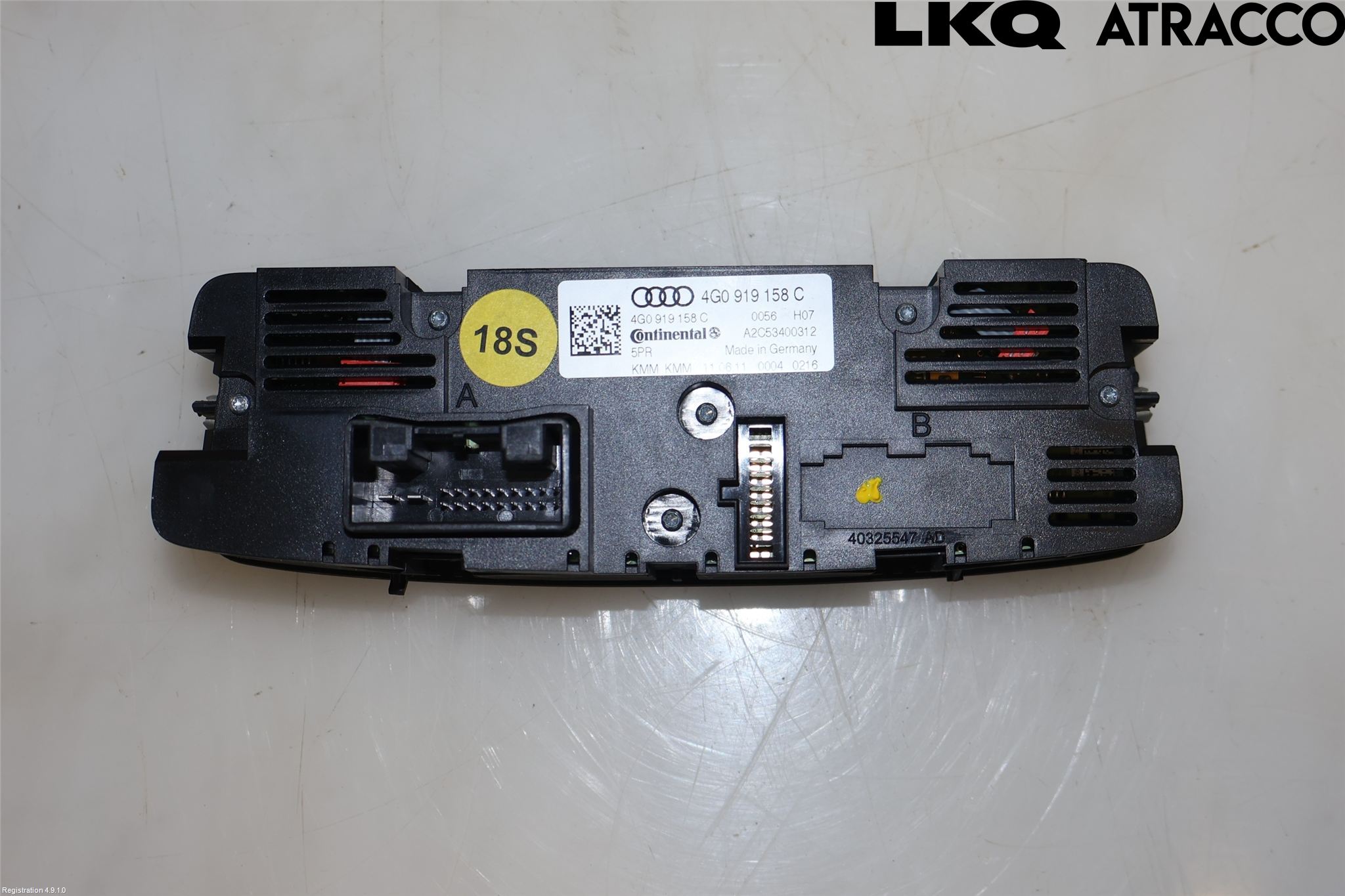 Audi A7/S7 4G 11-17 Varme Ac Betjening-Display