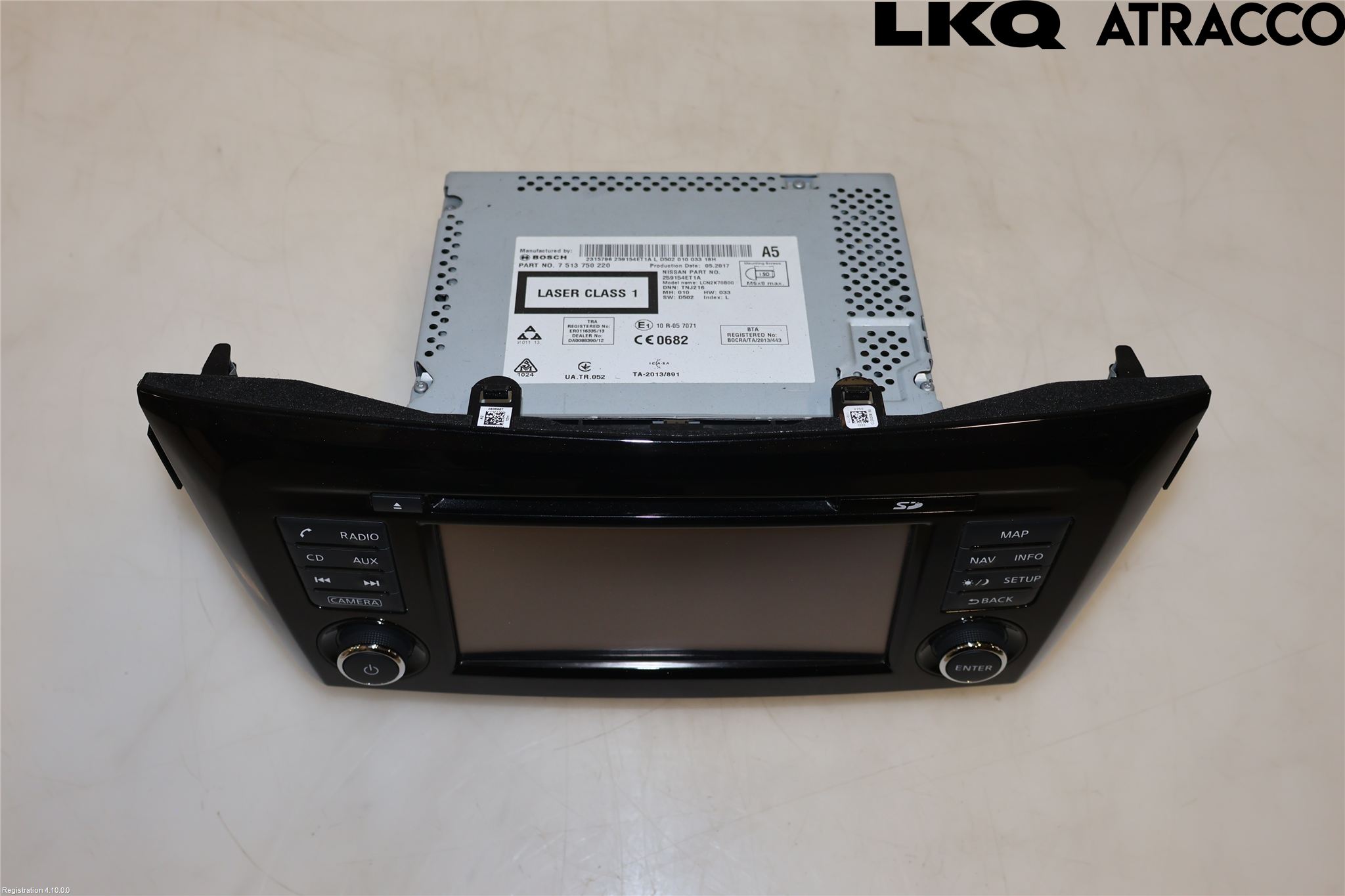 Nissan QASHQAI 14-17 Stereo Radio Med Cd