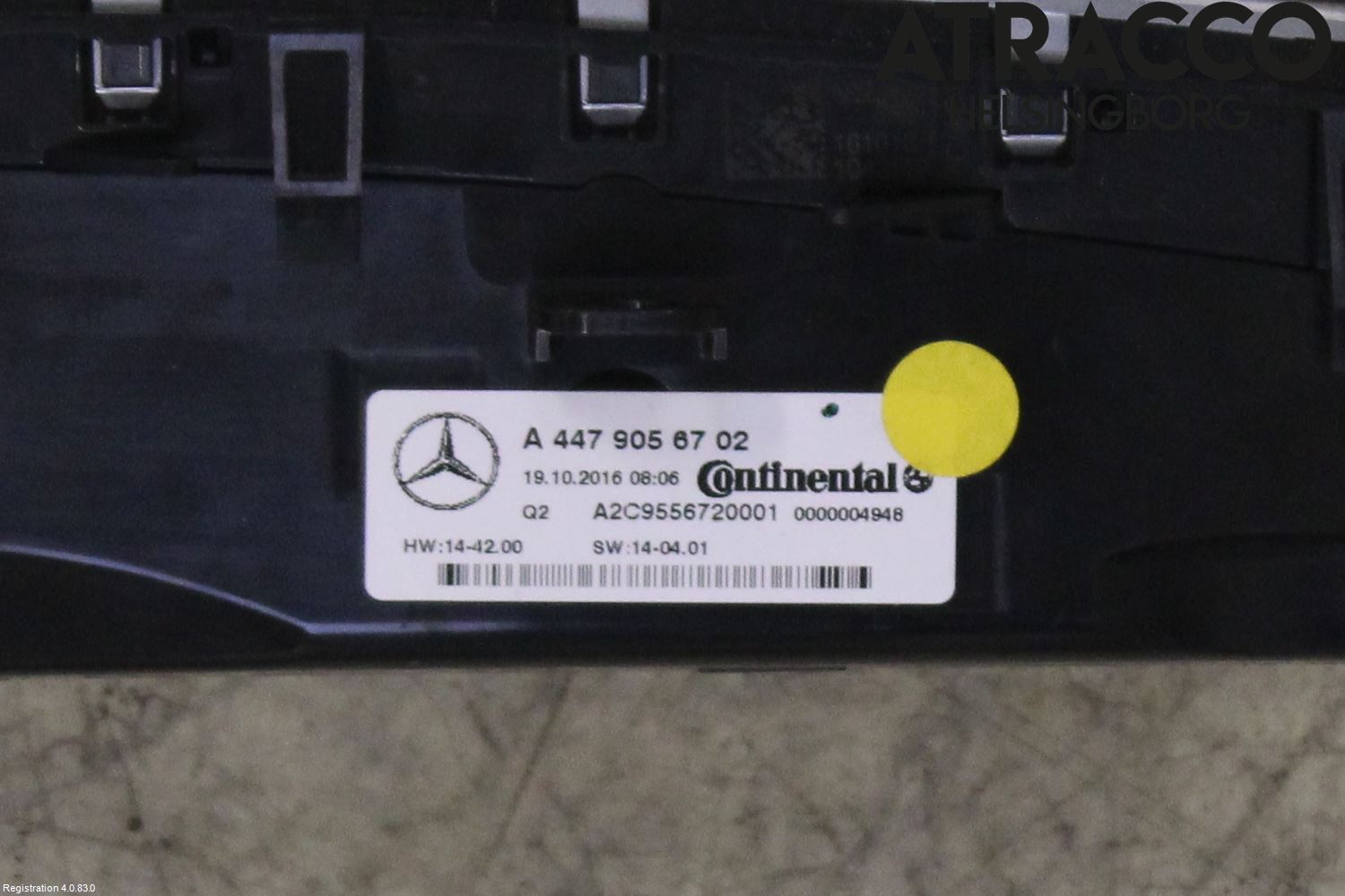 Mercedes-Benz MB VITO/V-KLASS (W640,W447,W448) 14- Varme Ac Betjening-Display