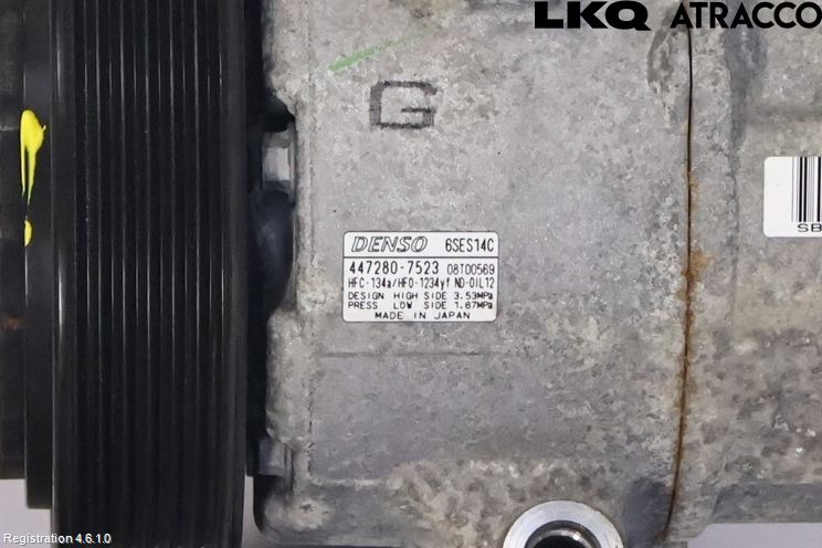 Toyota RAV4 13-18 Varme Ac Kompressor
