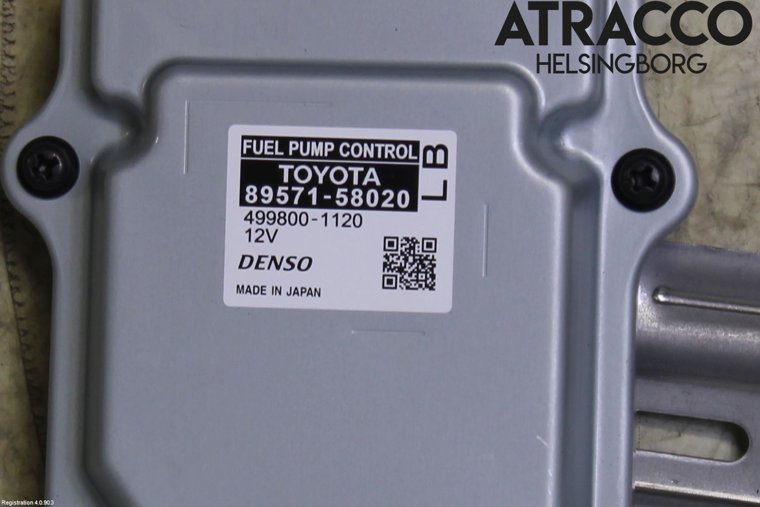 Lexus RX AL20 16-22 Styreenhet Drivstoffpumpe