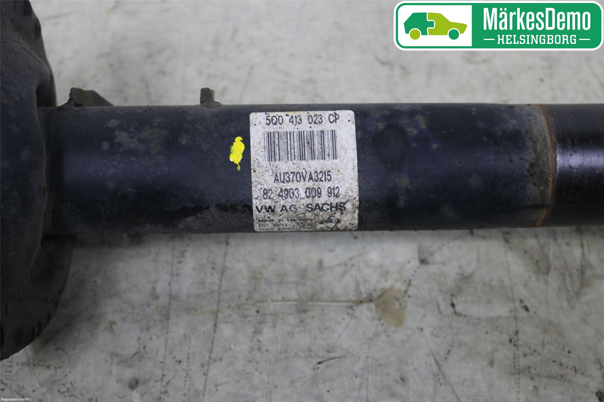 Audi A3/S3 8V 13-20 Fjærbein Foran Venstre