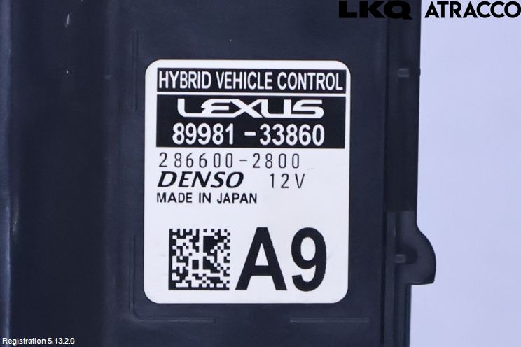 Lexus ES 250/300/330 Styreenhet Øvrig