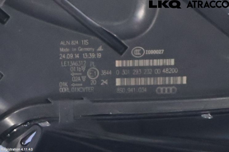 Audi TT/TTS 07-14 Frontlykt Høyre
