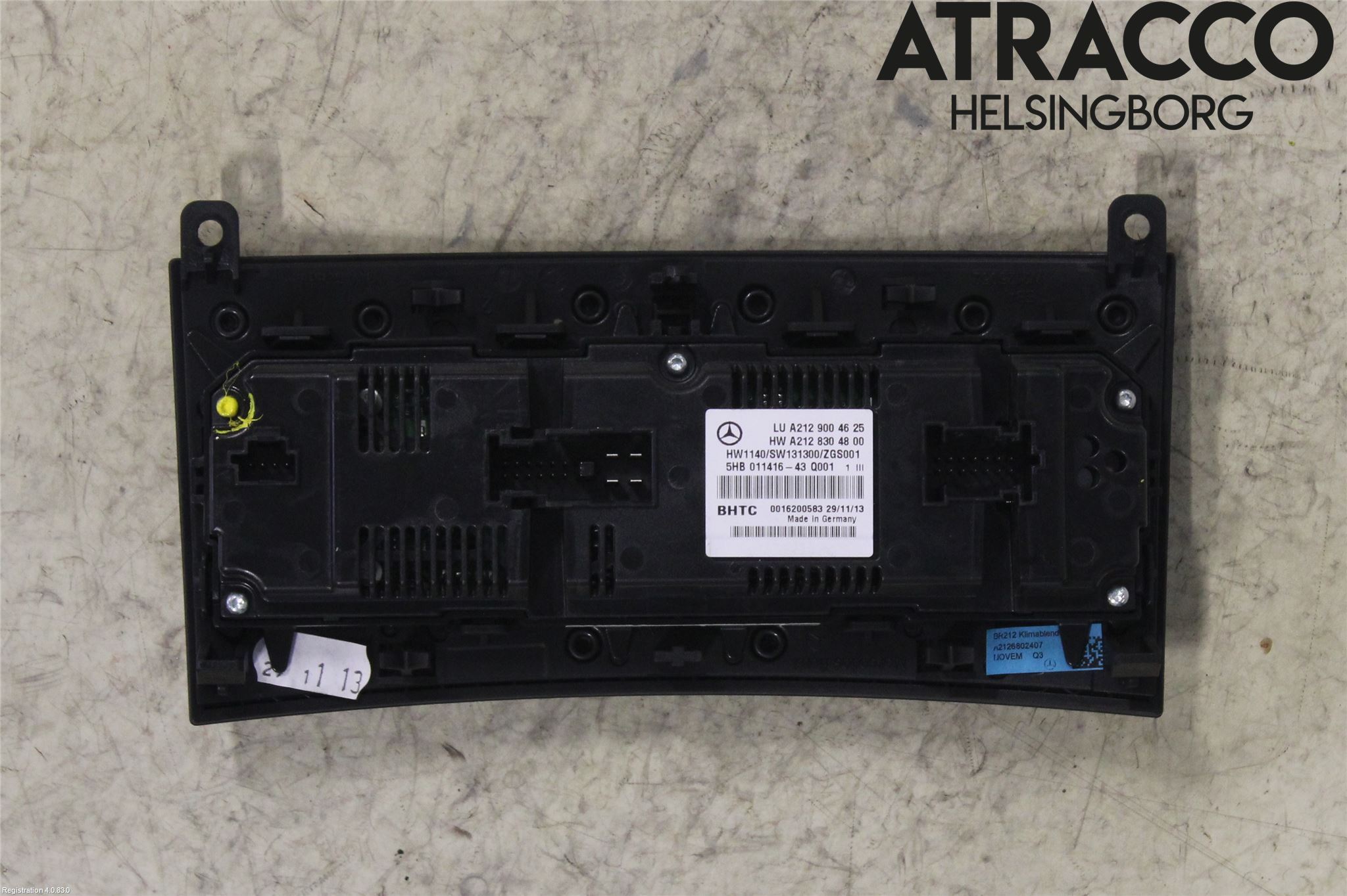 Mercedes-Benz MB E-KLASS (W212) 09-16 Varme Ac Betjening-Display