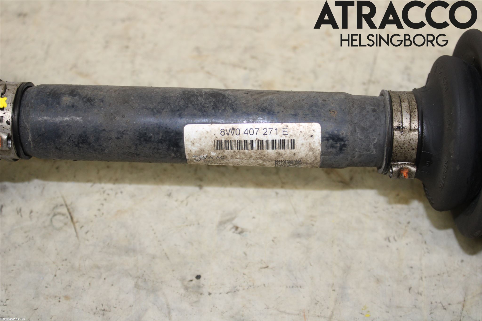 Audi A4/S4 B9 16-19 Drivaksel Foran Kompl Venstre