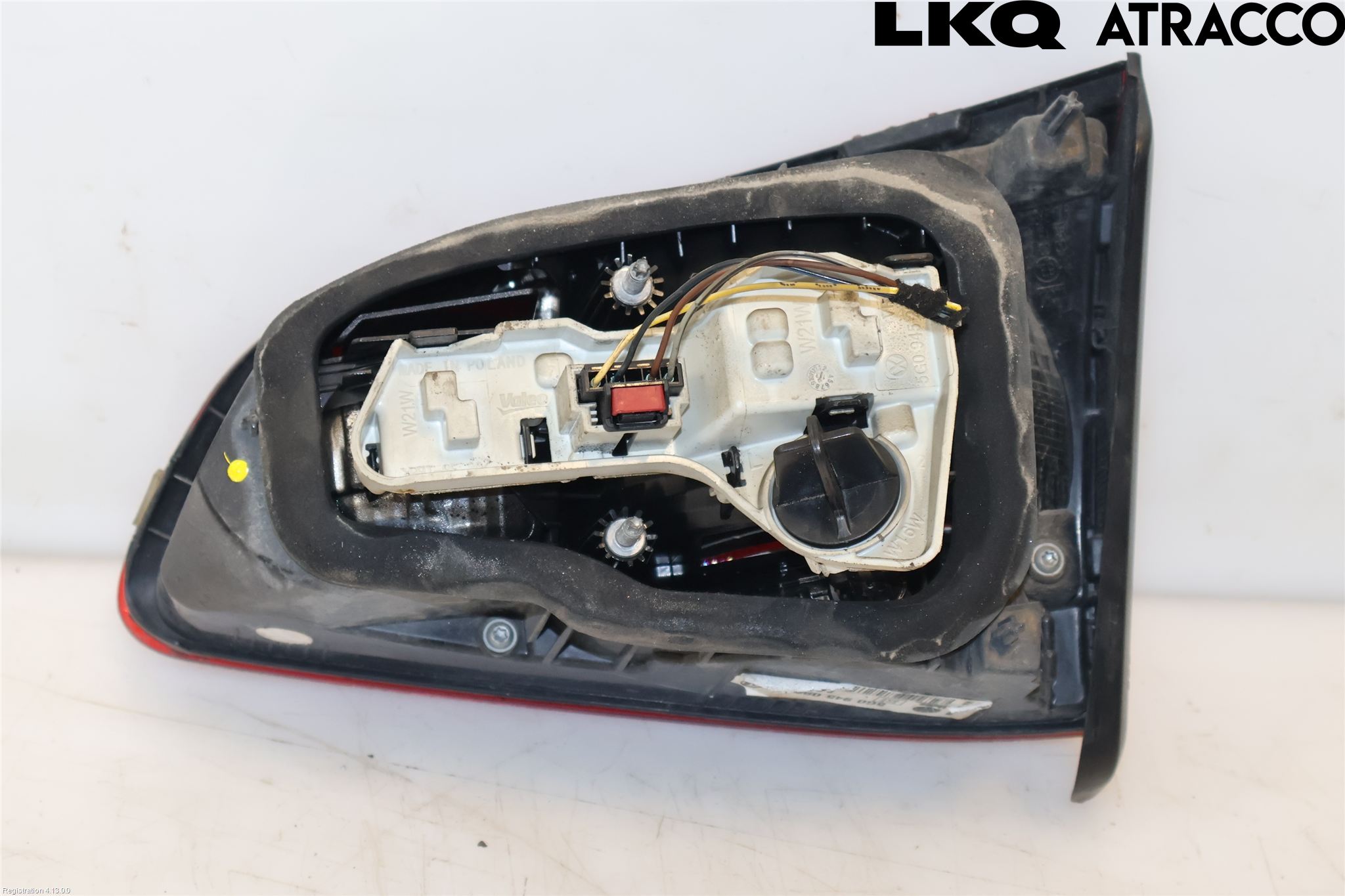 Volkswagen VW GOLF / E-GOLF VII 13-20 Baklykt Venstre  På Luke(Indre