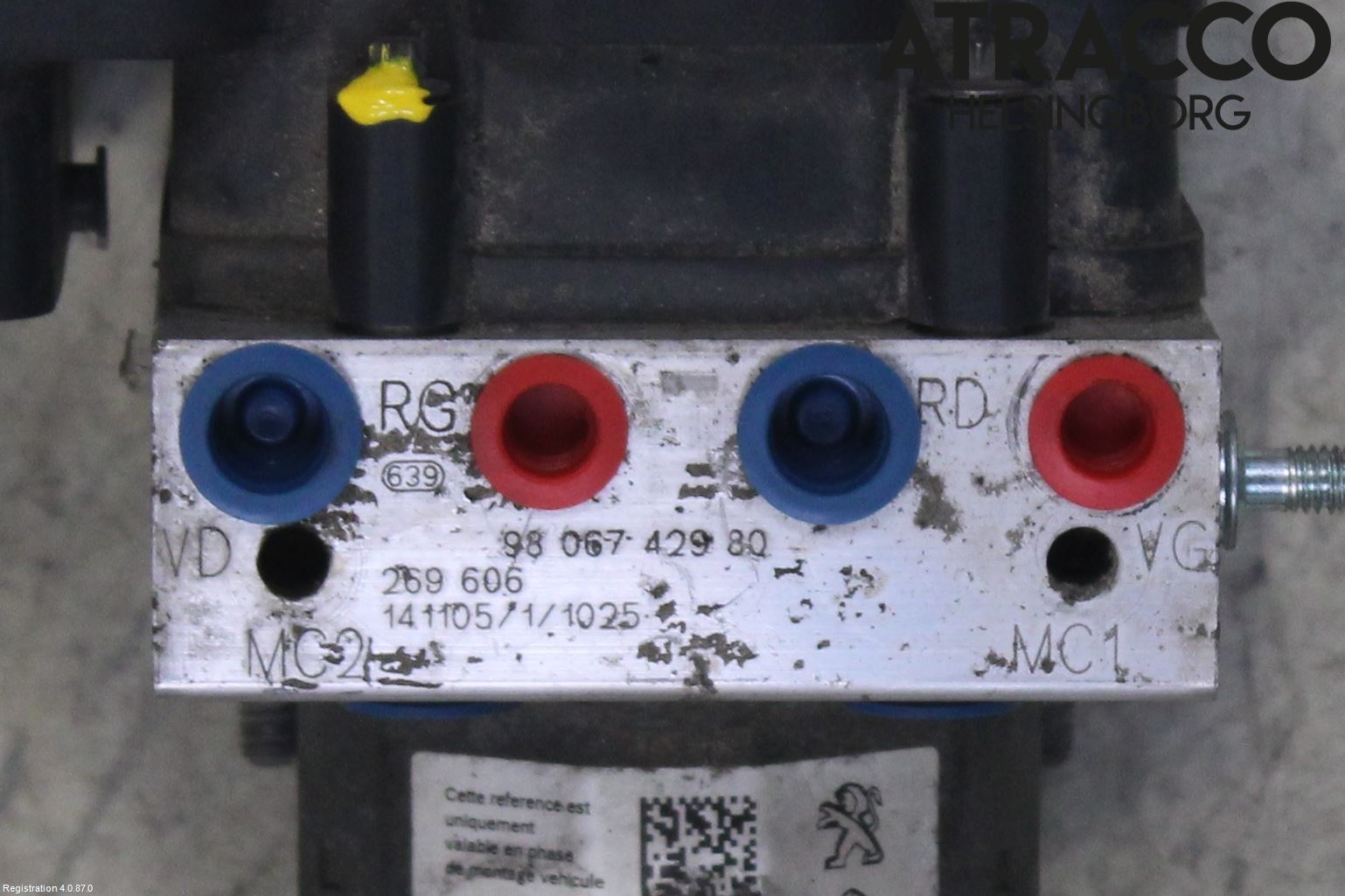 Peugeot 308 14-21 Abs Hydraulikkaggregat