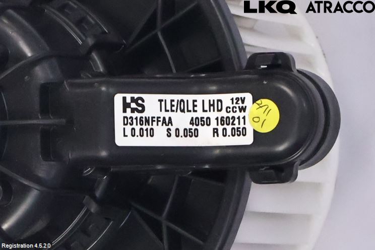 Kia SPORTAGE (QL) 16-21 Varmeapparat Viftemotor