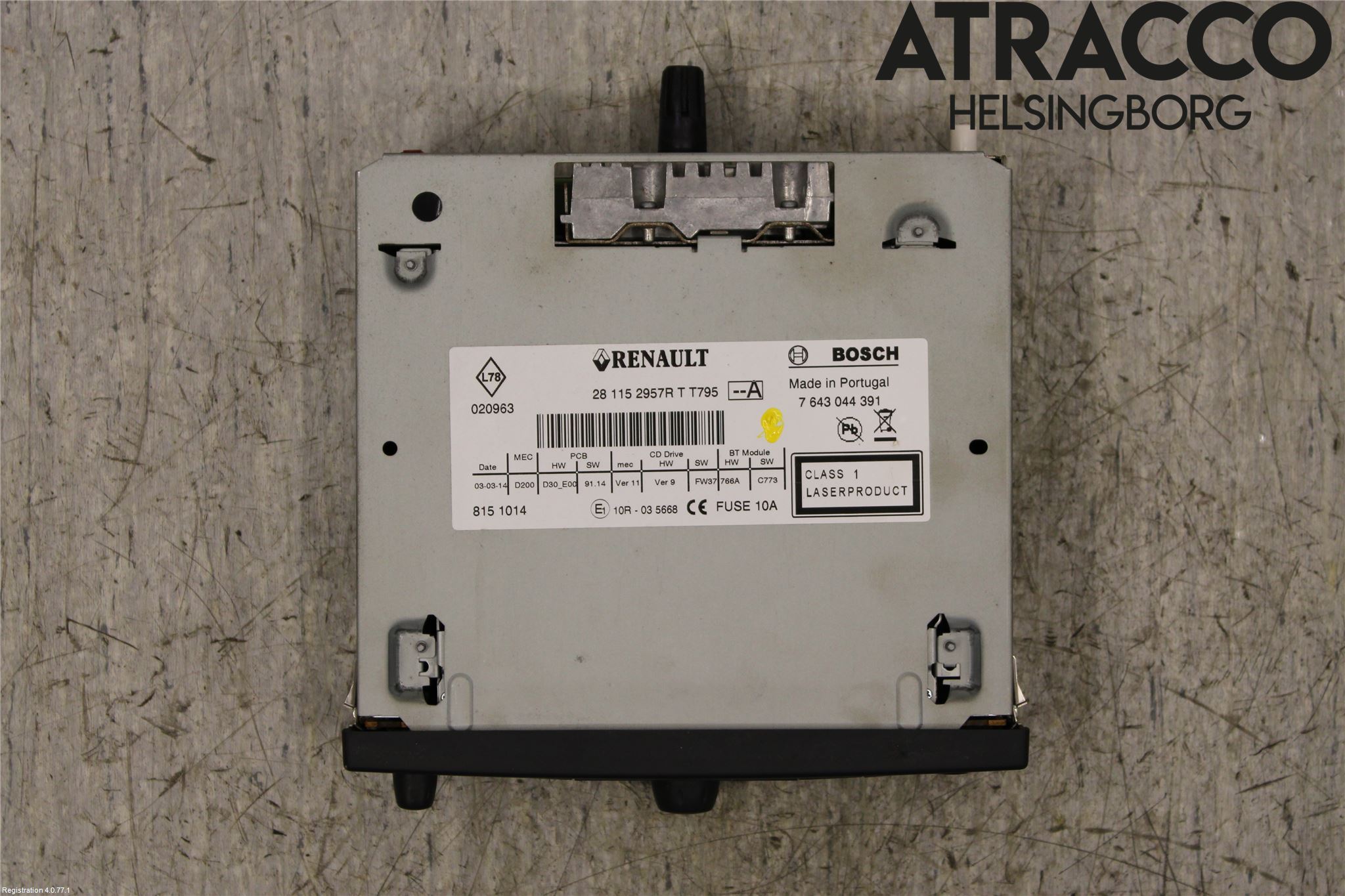 Opel VIVARO 01-14 Stereo Radio Med Cd