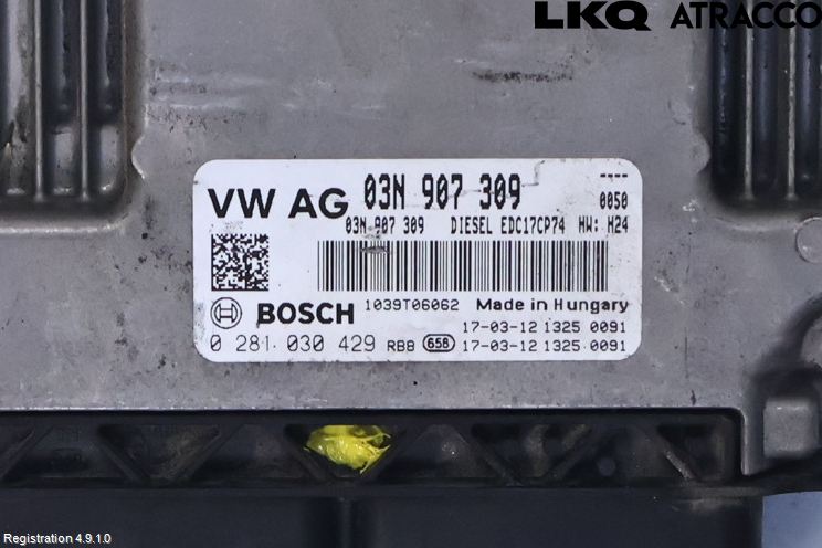 Volkswagen VW TIGUAN 16-24 Styreenhet Dieselpumpe